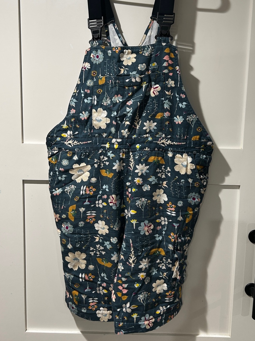 Rosie's Floral Print Bib Overalls - Shorts Conversion - Picture 7 of 10